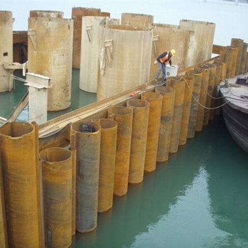 合肥钢护筒现场安装